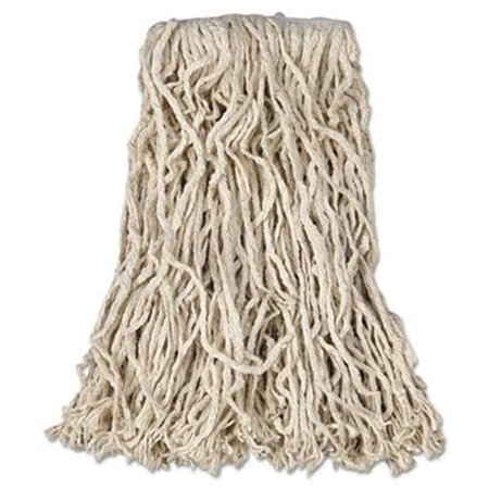 TOTALTURF Non-Launderable Economy Cut-End Cotton Wet Mop Heads TO1632300